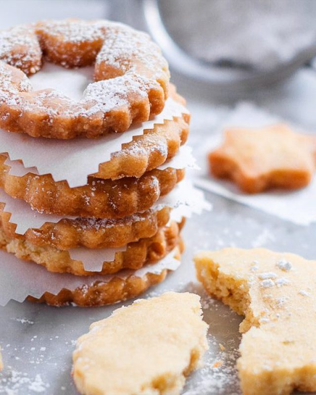 Citrus Shortbread Cookies - #recipe by #eatwell101 - https://www.eatwell101.com/citrus-shortbread-cookies-recipe