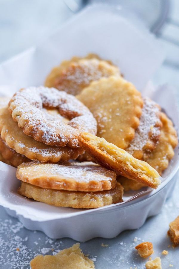 Citrus Shortbread Cookies - #recipe by #eatwell101 - https://www.eatwell101.com/citrus-shortbread-cookies-recipe