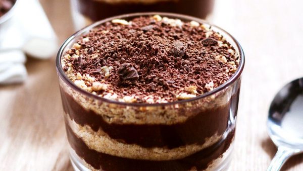 Addicting Chocolate Tiramisu - #recipe by #eatwell101 - https://www.eatwell101.com/gluten-free-chocolate-tiramisu-recipe