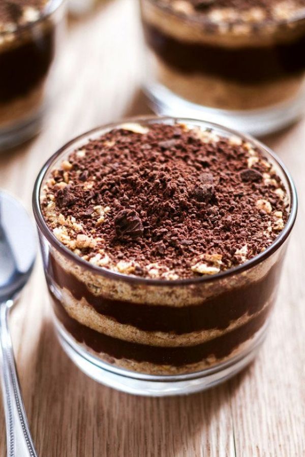 Addicting Chocolate Tiramisu - #recipe by #eatwell101 - https://www.eatwell101.com/gluten-free-chocolate-tiramisu-recipe