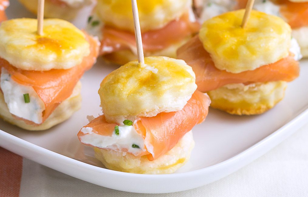 Smoked Salmon Puff Pastry Bites