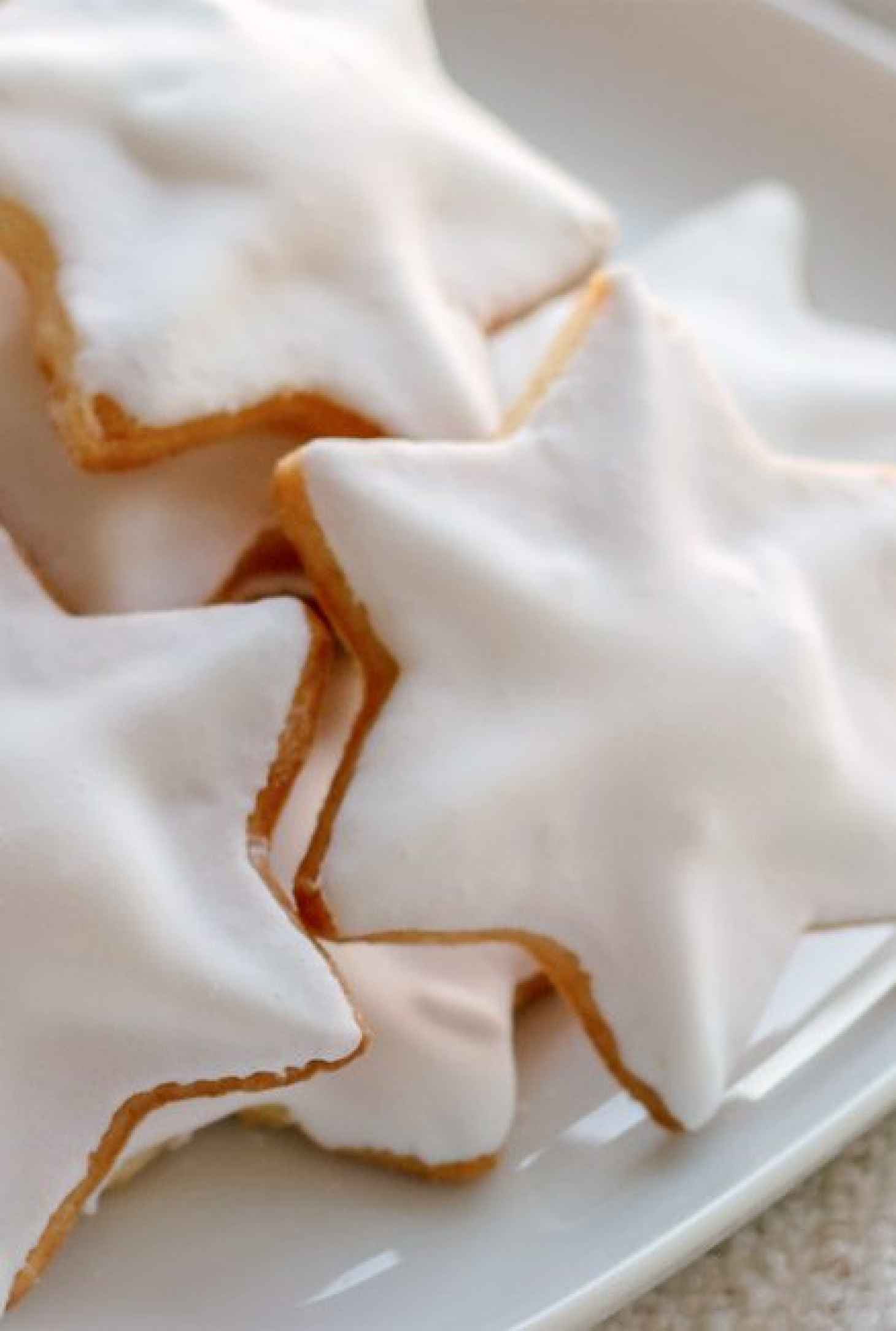 Fluffy Star Cookies - #recipe by #eatwell101 - https://www.eatwell101.com/fluffy-star-cookies-recipe