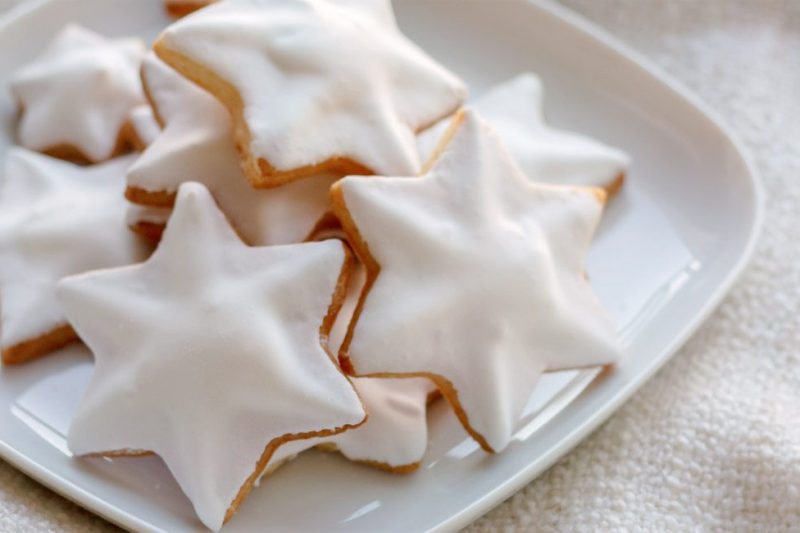 Fluffy Star Cookies - #recipe by #eatwell101 - https://www.eatwell101.com/fluffy-star-cookies-recipe