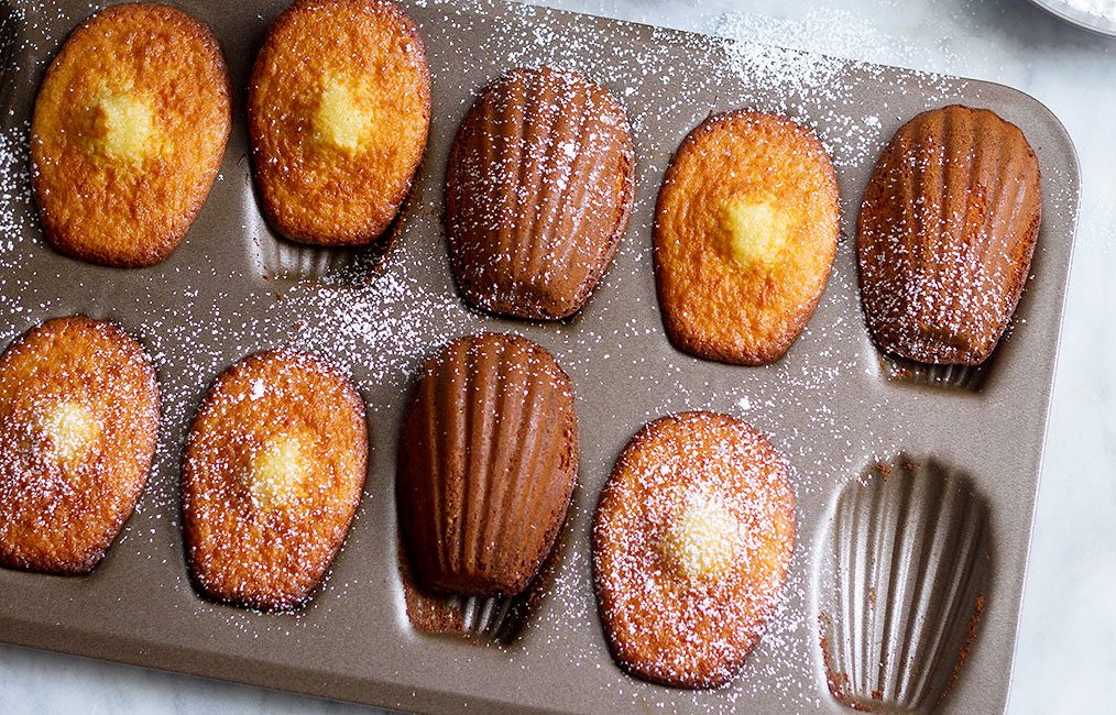 Madeleine Cakes with Honey Ginger