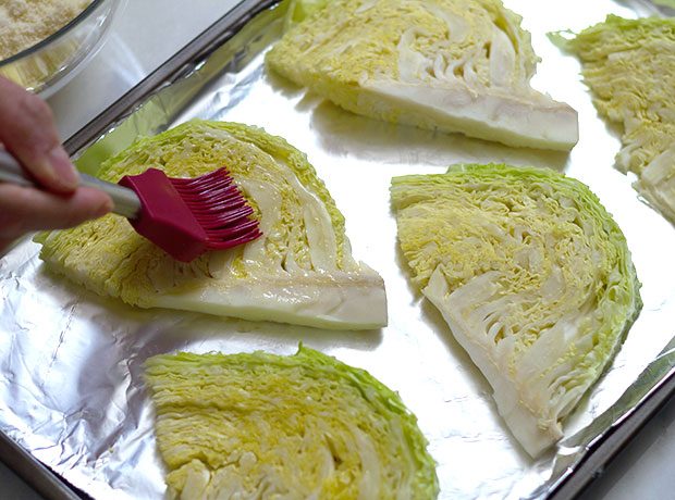 Roasted Garlic Parmesan Cabbage Wedges Recipe — Eatwell101