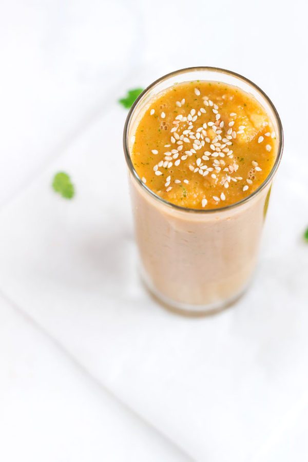 Carrots Smoothie Recipe - #recipe by #eatwell101 - https://www.eatwell101.com/breakfast-energy-smoothie-recipe