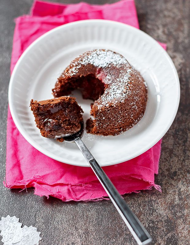 valentines day chocolate fondant