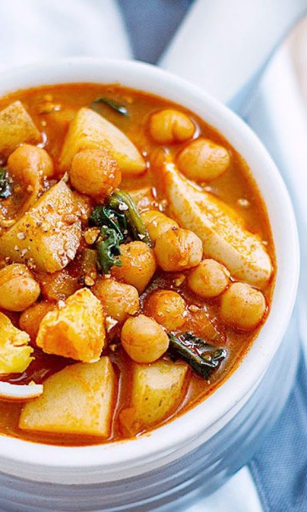 Chickpeas Potato Soup