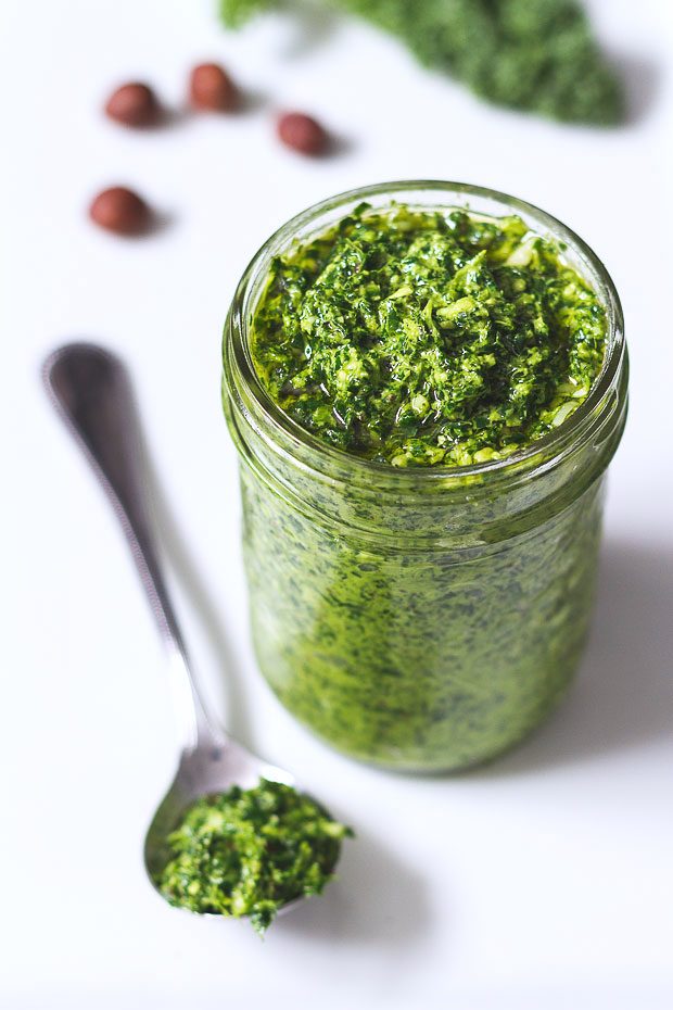 5 Minute Kale Pesto