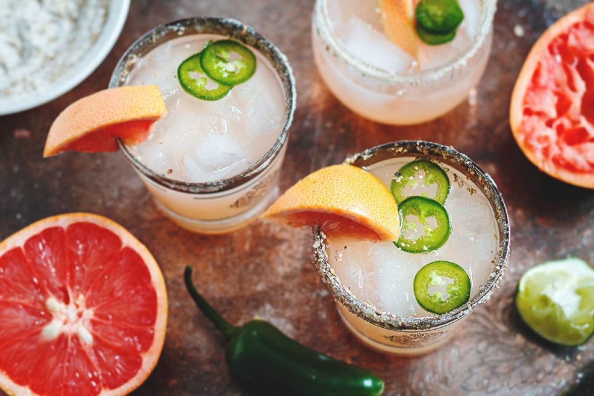 Jalapeño Grapefruit Margarita