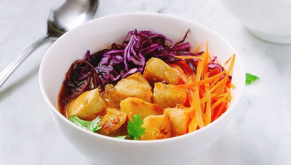 The Best Chicken Vegetable Soup - #recipe by #eatwell101 - https://www.eatwell101.com/sweet-chili-chicken-soup-recipe