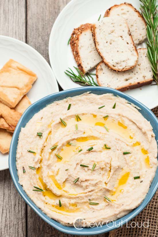 White Bean Garlic dip