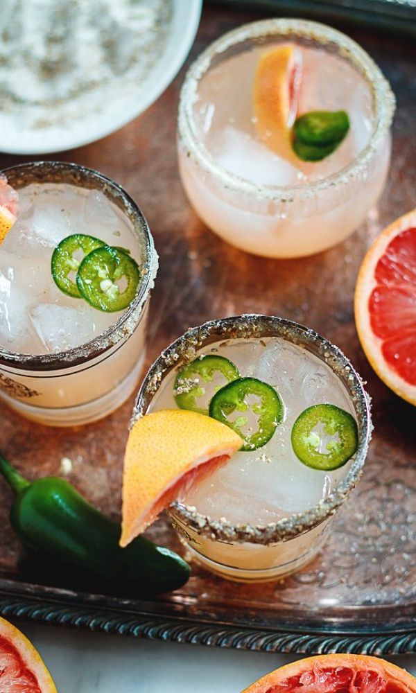Jalapeño Grapefruit Margarita