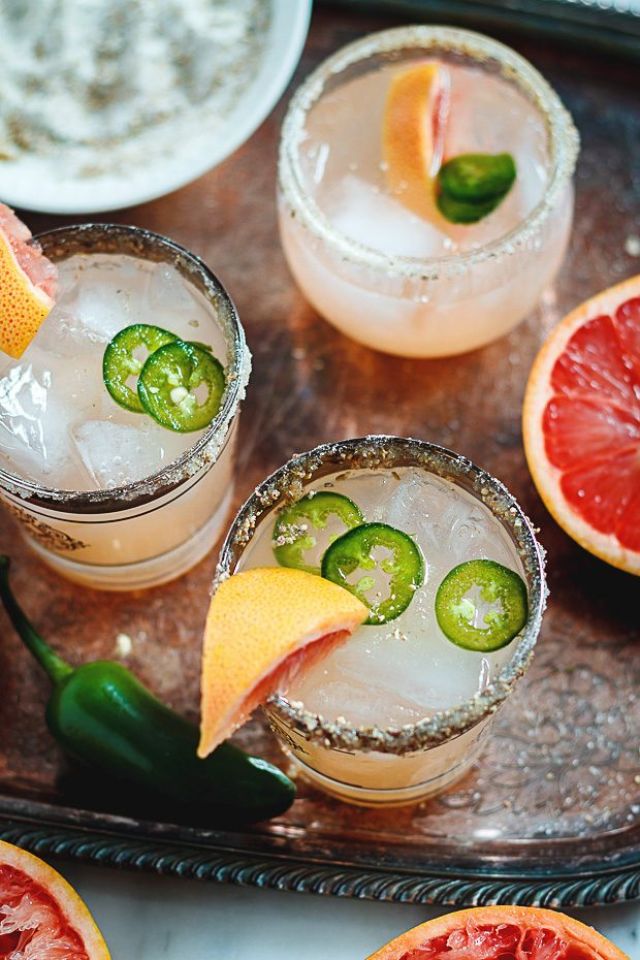 Jalapeño Grapefruit Margarita