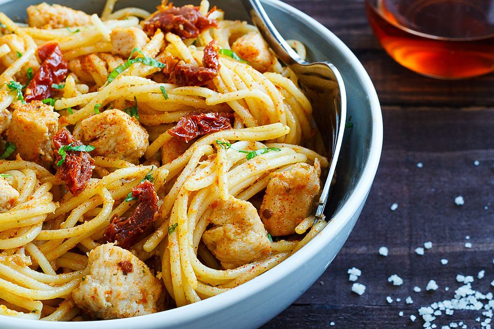 One-Pan Parmesan Chicken Pasta