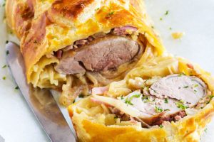 Puff Pastry Wrapped Pork Tenderloin