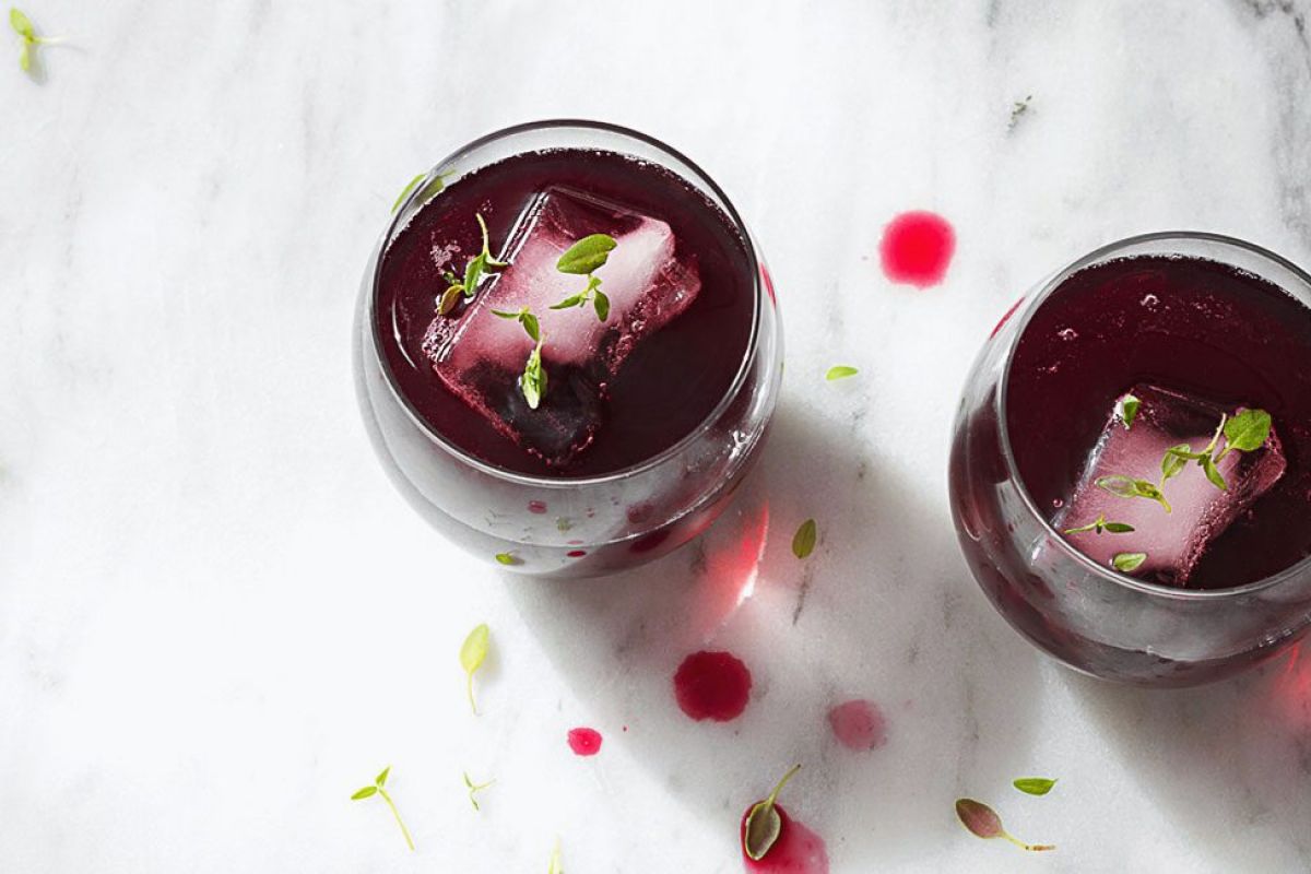 Red Fruits Shrub Cocktail