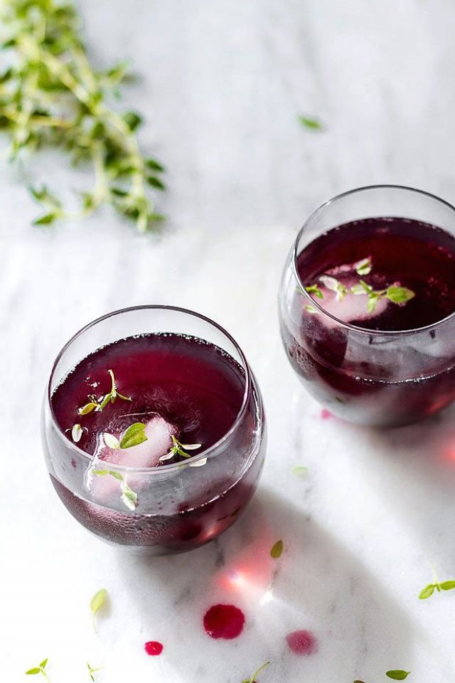 Red Fruits Shrub Cocktail