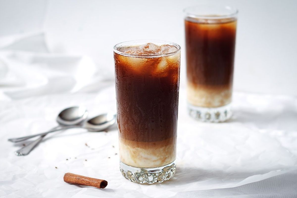 Vanilla Iced Coffee with a Splash of Rum