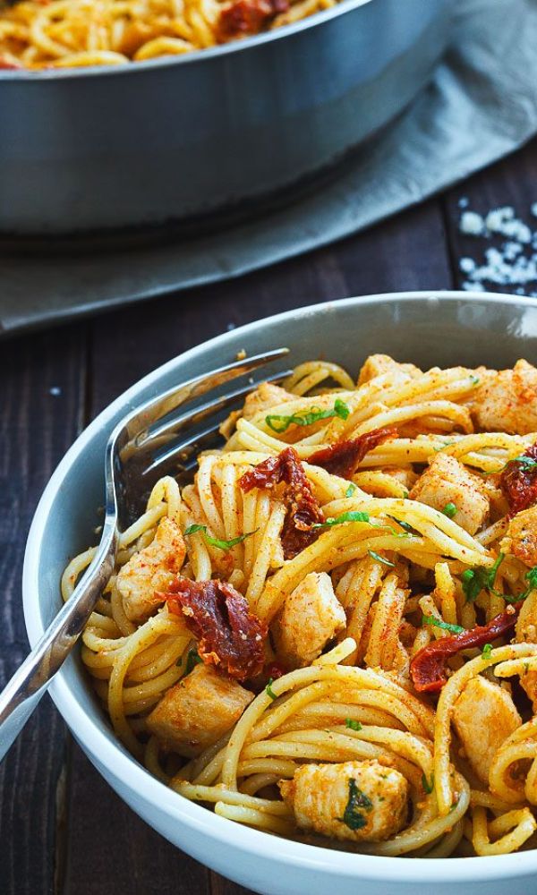 One-Pan Parmesan Chicken Pasta