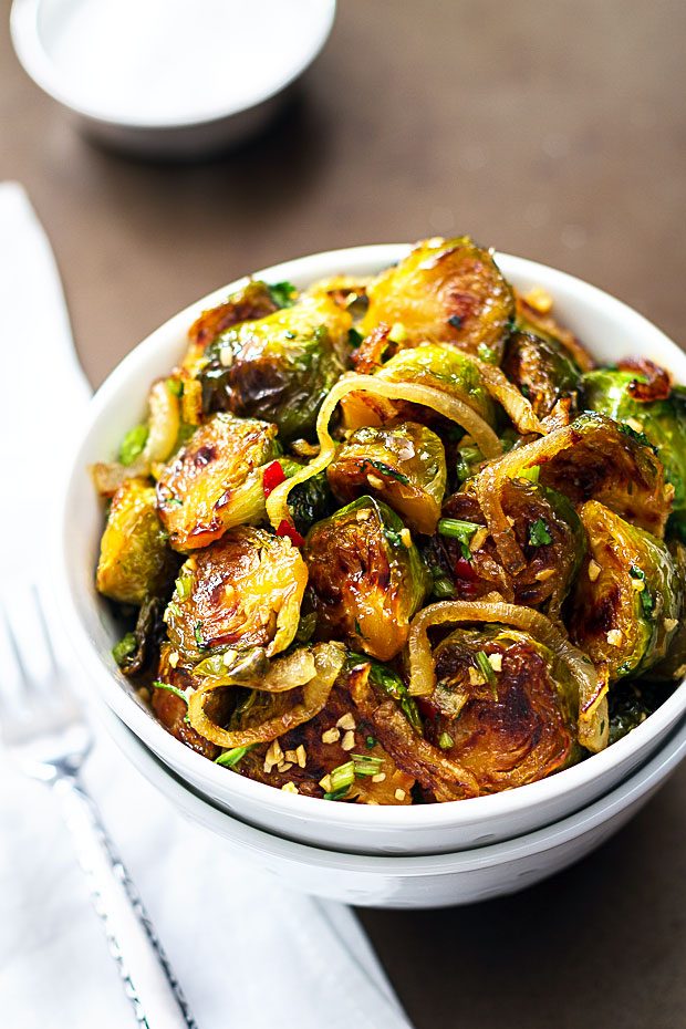 Sautéed Brussels Sprouts with Honey Glazed — Eatwell101