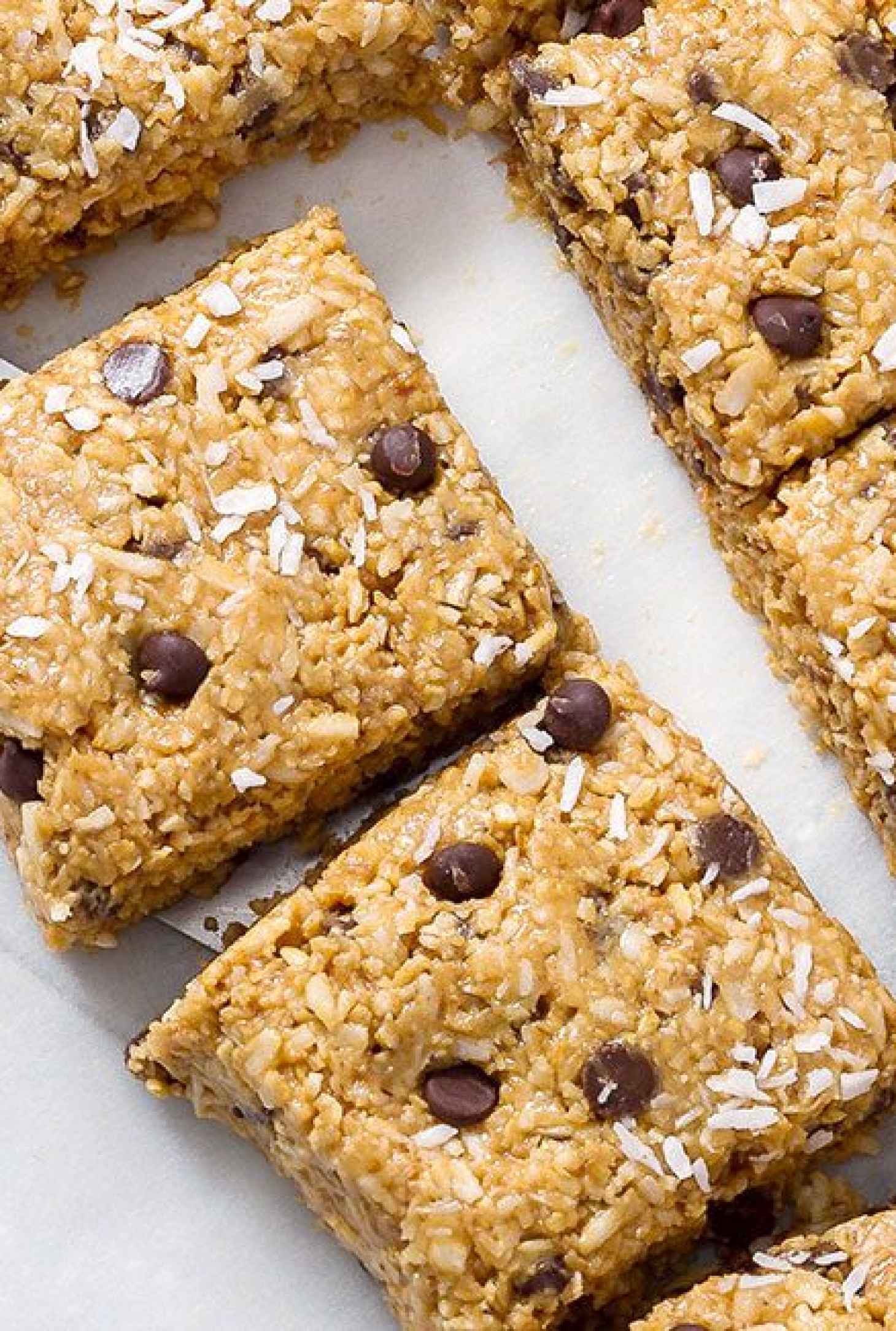 No Bake Energy Bars with Oat Peanut Butter Chocolate - #recipe by #eatwell101 - https://www.eatwell101.com/no-bake-energy-bars-recipe