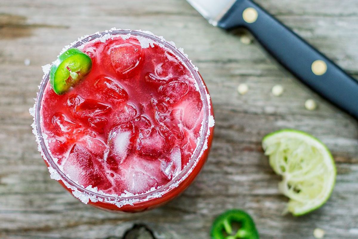 Red Fruit Jalapeño Margarita Recipe