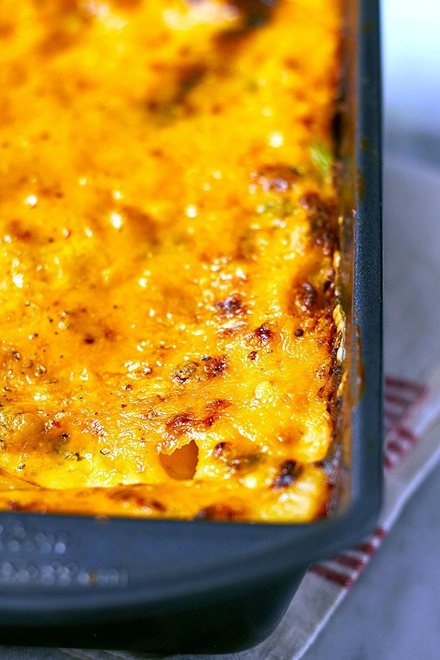 baked ham cheese spinach loaf