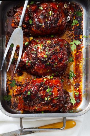 Slow Cooker Honey Turkey Thighs