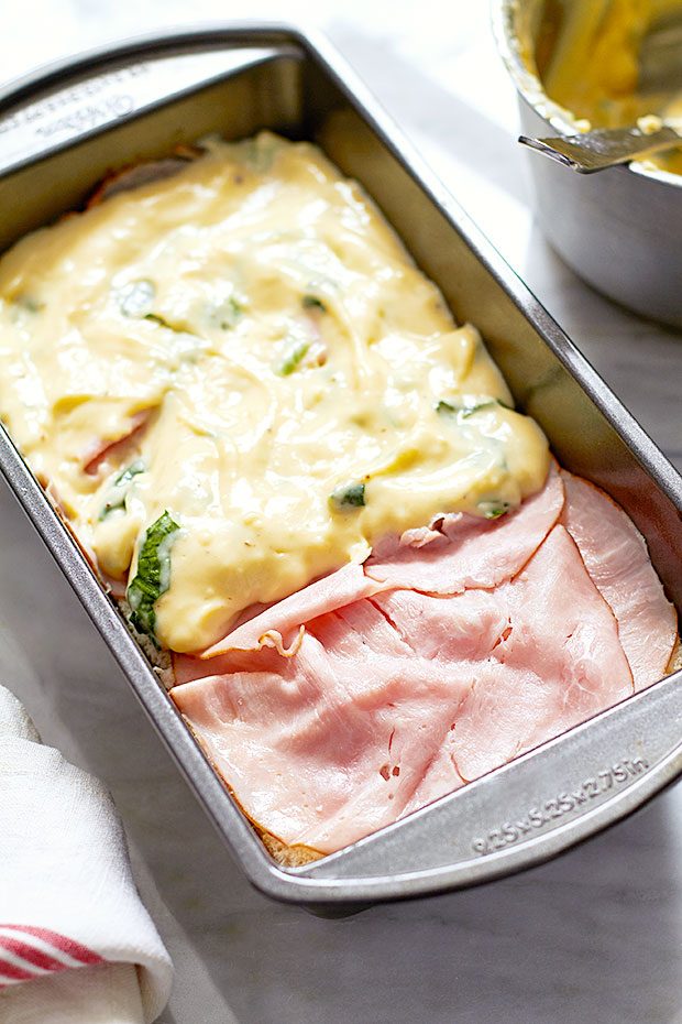 croque monsieur cake