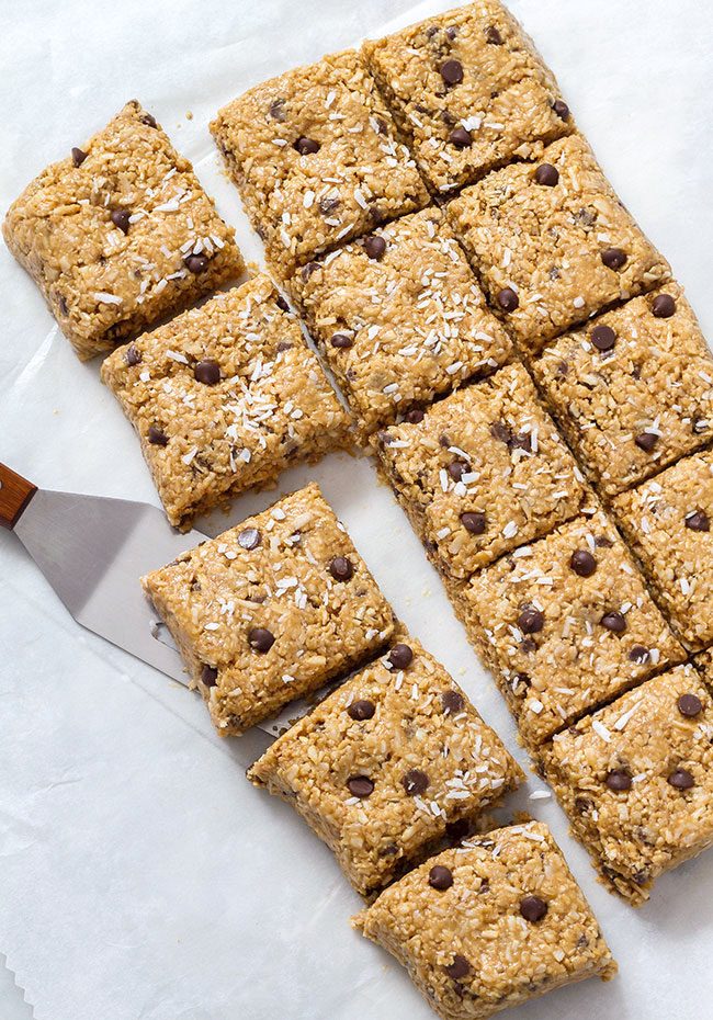 No Bake Energy Bars with Oat Peanut Butter and Chocolate — Eatwell101