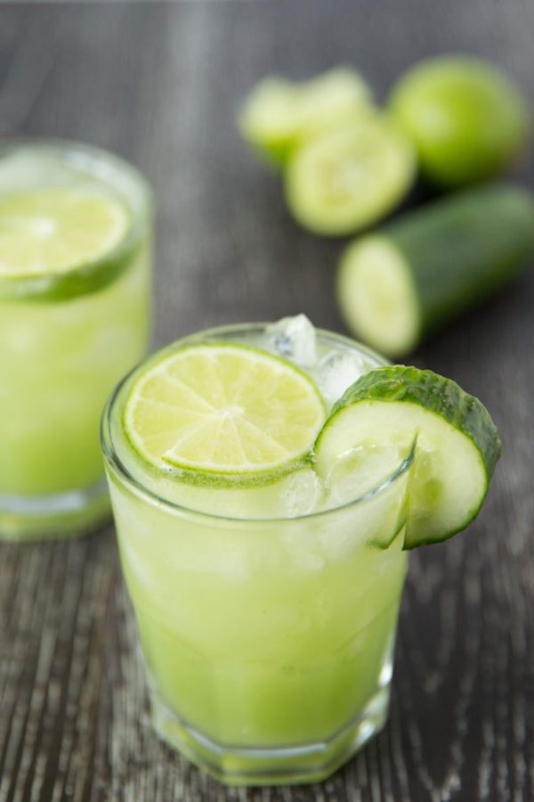 Refreshing Cucumber Lime Margaritas