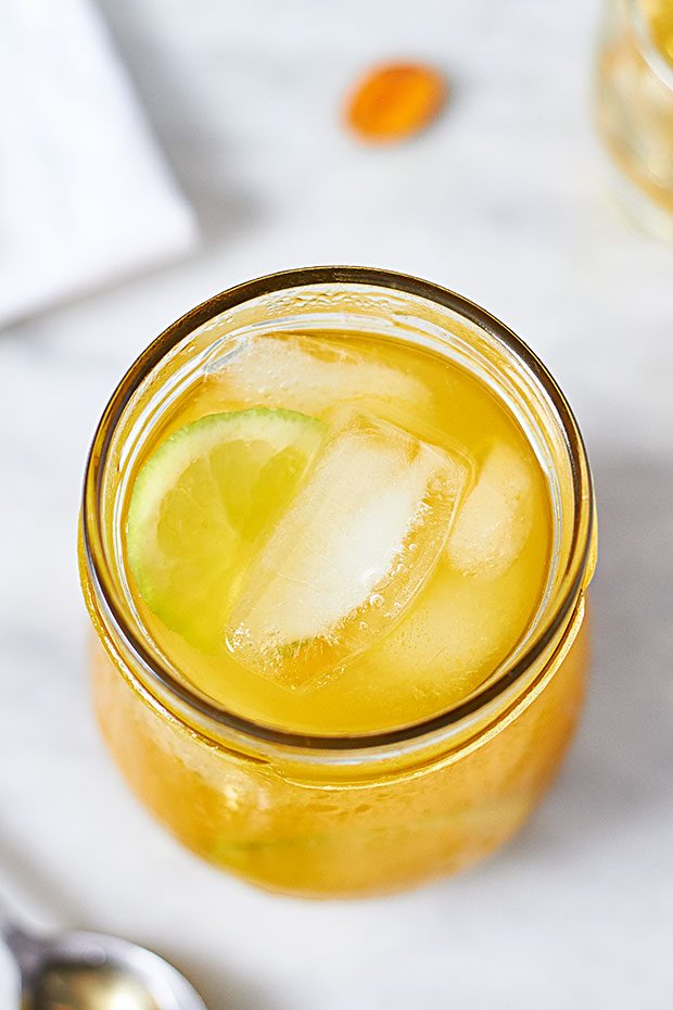 Yummy Turmeric Ginger Iced Tea