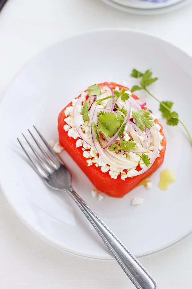 easy watermelon salad