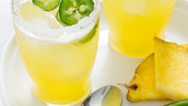 Spiced Pineapple Paloma - #recipe by #eatwell101 - https://www.eatwell101.com/spiced-pineapple-palomas-recipe