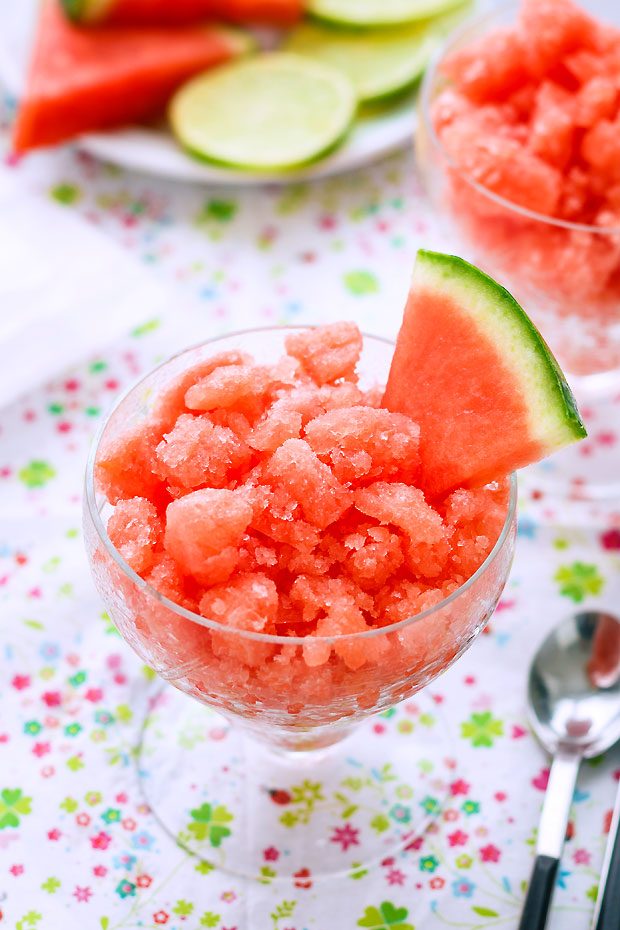 Watermelon Lime Granita