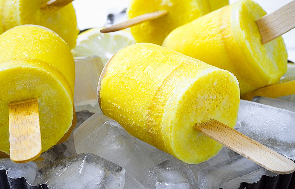 Turmeric Coconut Ginger Ice Pops