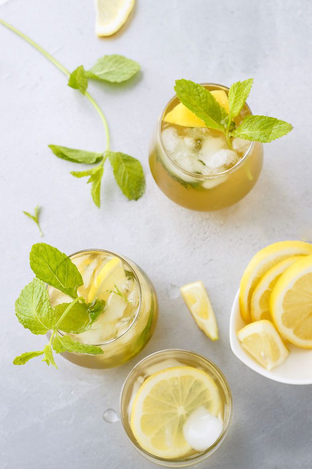 Lemon Mint Julep Cocktail