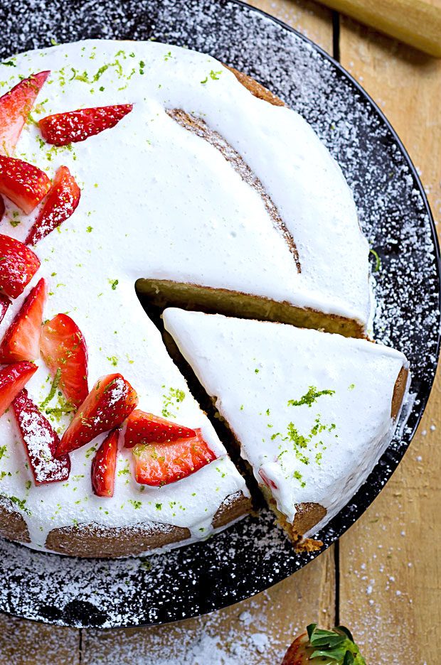 Glazed Strawberry Pound Cake