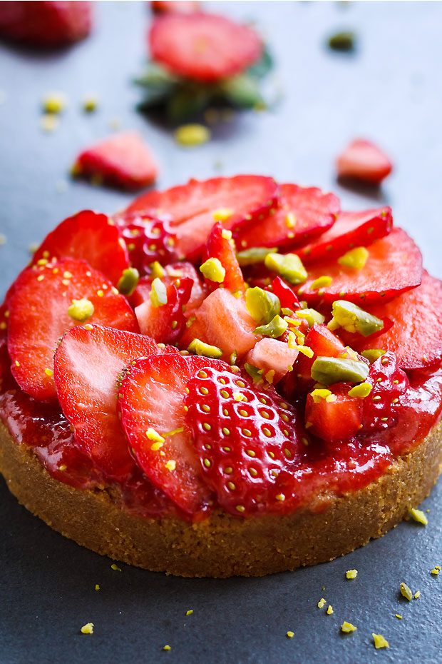 No-Bake Mini Strawberry Tart