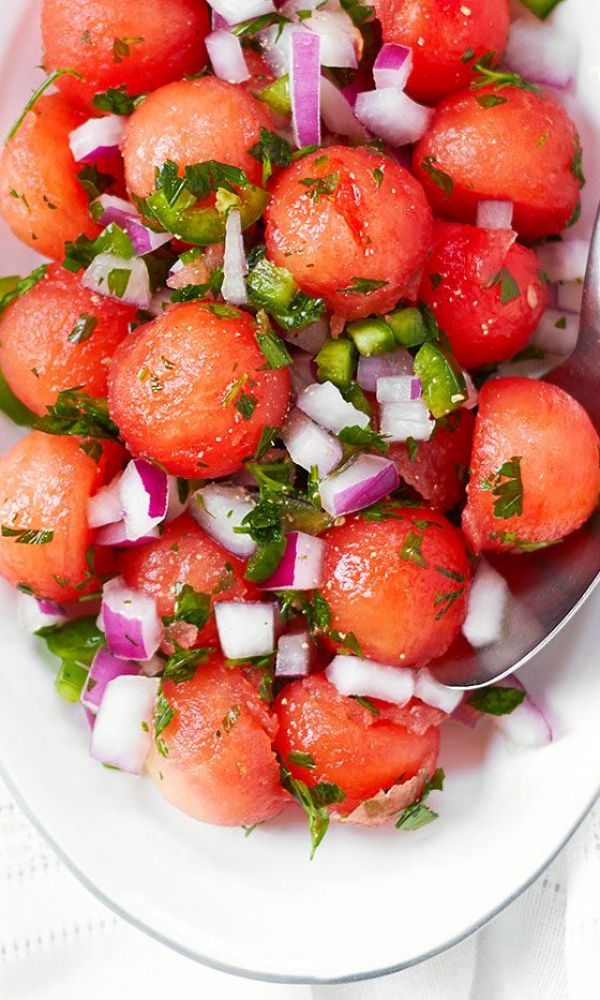 Jalapeño Watermelon Salad