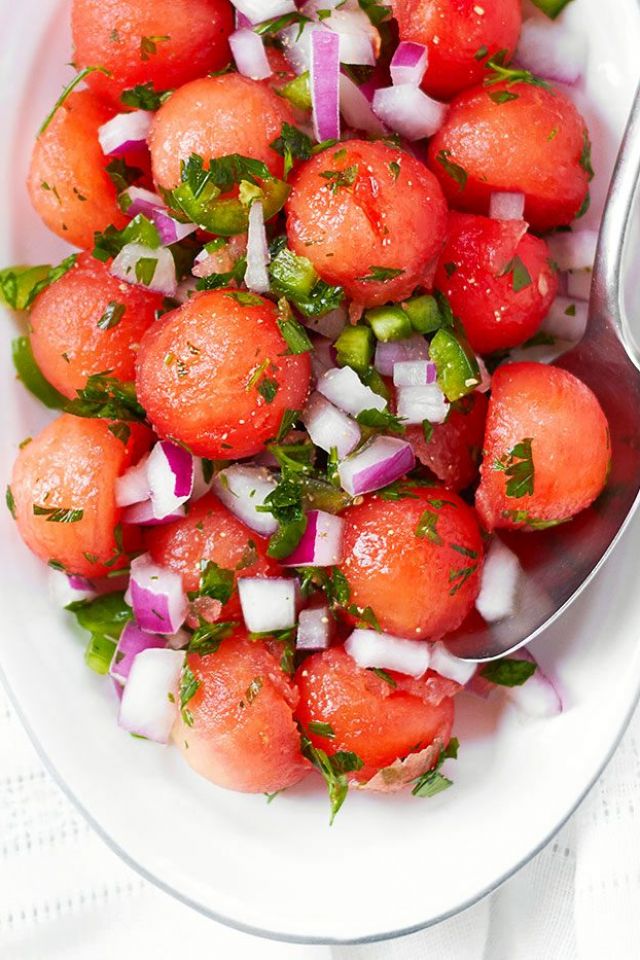 Jalapeño Watermelon Salad