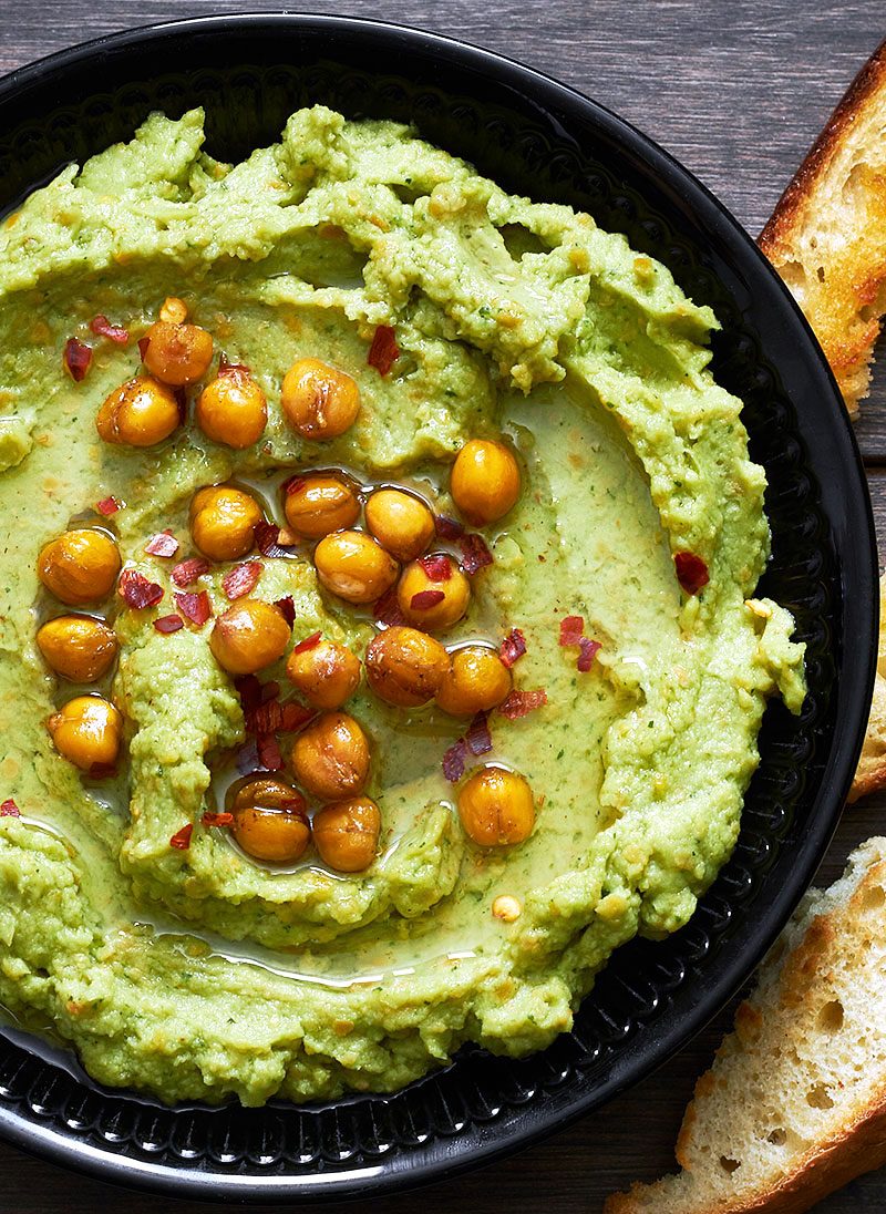 Roasted Chickpeas Avocado Dip Recipe – Healthy Dip with Chickpeas ...