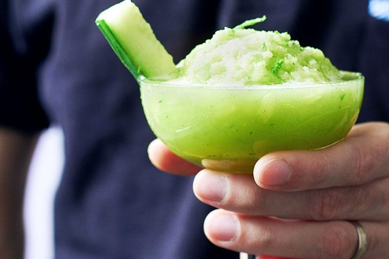 Frosty Cucumber Breeze - #recipe by #eatwell101 - https://www.eatwell101.com/frosty-cucumber-breeze-recipe
