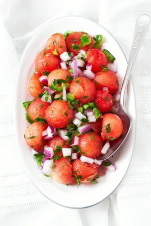 Jalapeño Watermelon Salad