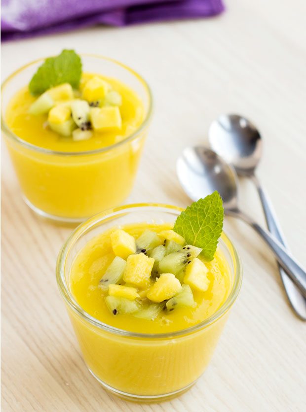 Chilled Kiwi Mango Soup