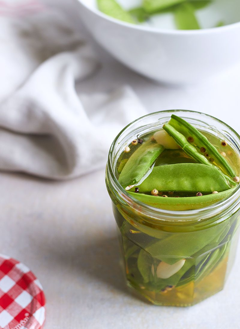 Pickled Snow Peas Recipe — Eatwell101