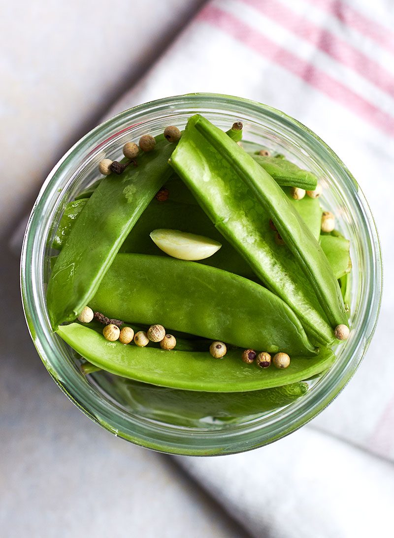 pickled spring peas recipe