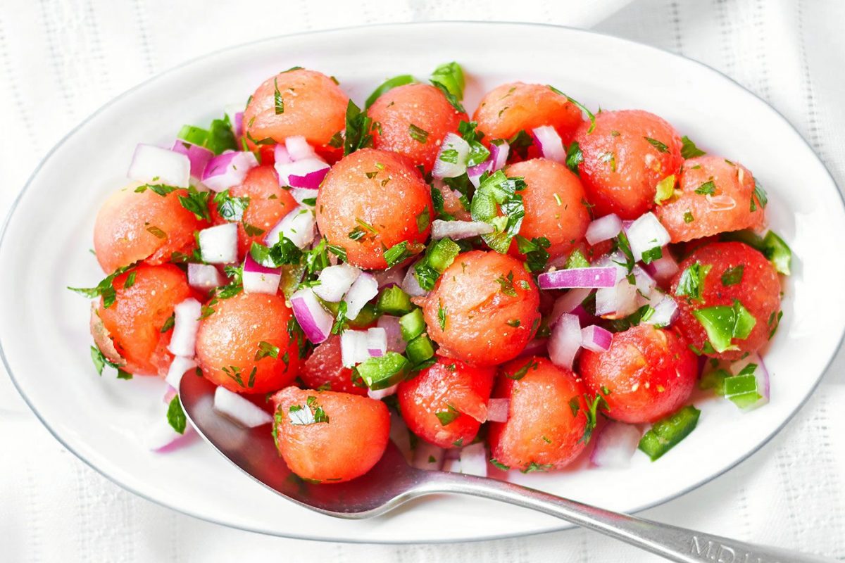 Jalapeño Watermelon Salad