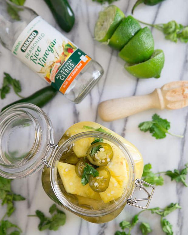 the ingredients needed for pickling